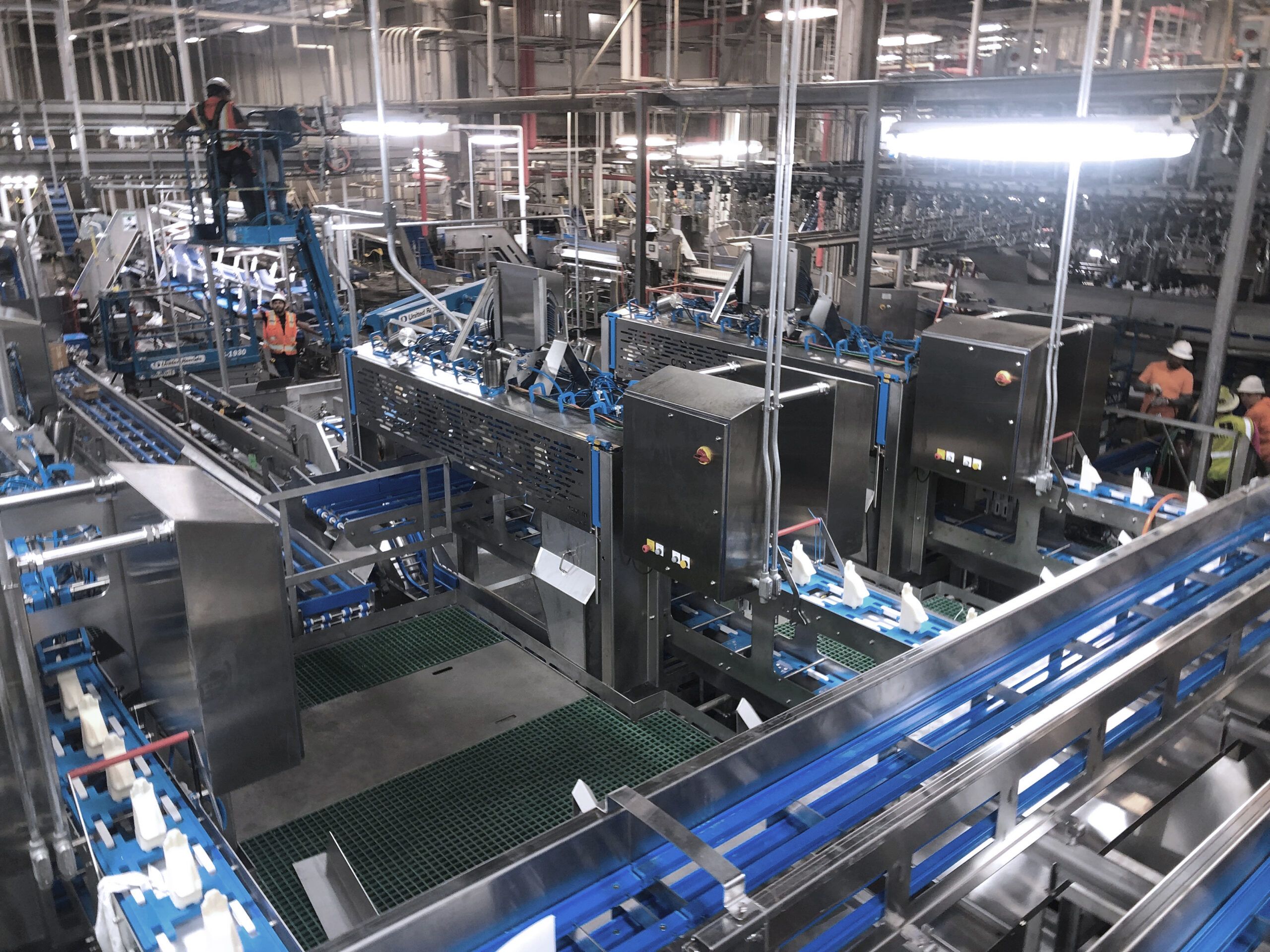 ProFab installation team completes a complicated installation in a new food processing facility.